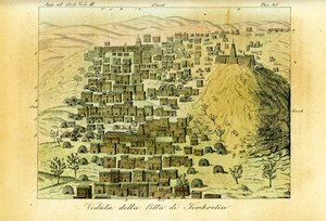 Veduta della città di Timbuktu, Mali da Unbekannt
