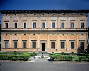 Veduta della facciata, progettata da Baldassarre Peruzzi (1481-1536) 1506