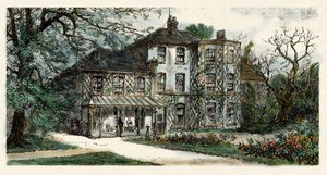Veduta della casa di Charles Darwin (1809-1882) dove redasse 