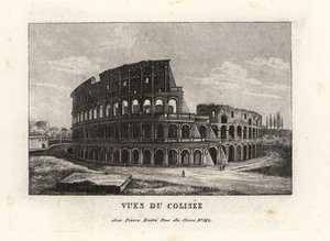 Vista delle rovine del Colosseo, Roma da Unbekannt