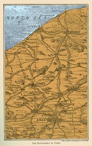 Campo di battaglia della Prima Guerra Mondiale a Ypres da Unbekannter Künstler