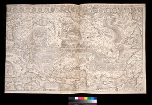 Mappa murale della campagna turca del 1529 di Johann Haselberg e Christoph Zell, Norimberga da Unbekannt