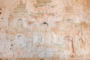 Pittura murale, Sulamani Pahto, Bagan da Unbekannter Künstler