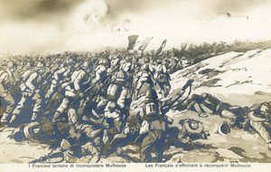 Prima guerra mondiale: la spinta francese per riconquistare Mulhouse da Unbekannter Künstler