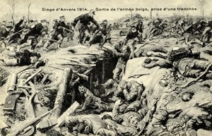 Prima guerra mondiale: assedio di Anversa da Unbekannter Künstler