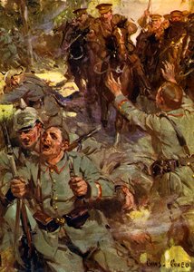 Battaglia della Prima Guerra Mondiale da Unbekannter Künstler