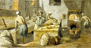 Panificio: il fornaio nel forno
