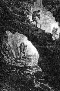 Facsimile del romanzo "Viaggio al centro della Terra" di Jules Verne
