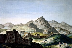 La grande muraglia cinese, c. 1820 da Unbekannter Künstler
