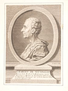 Charles-Louis de Secondat, Barone di La Brède e di Montesquieu da Unbekannter Stecher
