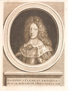 Joseph Clemens Kajetan di Baviera, Arcivescovo di Colonia da Unbekannter Stecher