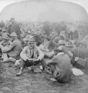 Prigionieri di guerra boeri, Sudafrica, Seconda Guerra Boera, 1900 da Underwood and Underwood