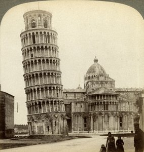 Cattedrale e Torre Pendente di Pisa, Italia da Underwood and Underwood