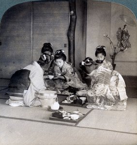 Geishe a cena, Tokyo, Giappone