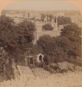 Veduta generale di Truro, Cornovaglia, Inghilterra, 1900 da Underwood and Underwood