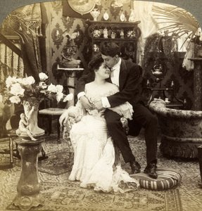 George ammira molto la bellissima carnagione di Ethel da Underwood and Underwood