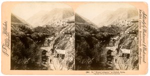 In Monte Libano, Zahlah, Libano da Underwood and Underwood