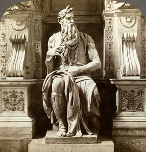 Statua di Mosè di Michelangelo, Chiesa di San Pietro in Vincoli, Roma, Italia