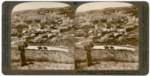 Nazareth, vista da nord-est, Palestina, 1900