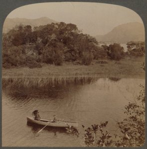 Sul Lago Superiore del grazioso Killarney, Irlanda, 1901 da Underwood and Underwood