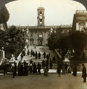 Palazzo Senatoriale, Piazza del Campidoglio, Colle Capitolino, Roma, Italia