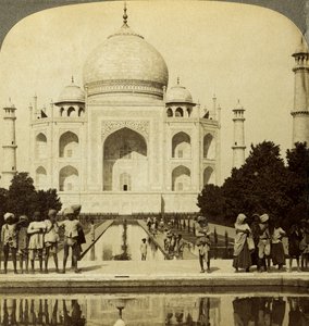 Taj Mahal, Agra, Uttar Pradesh, India da Underwood and Underwood