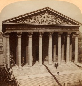 La Chiesa della Madeleine, Parigi, Francia, 1900