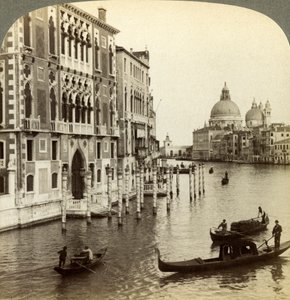 Il Canal Grande, Venezia, Italia da Underwood and Underwood
