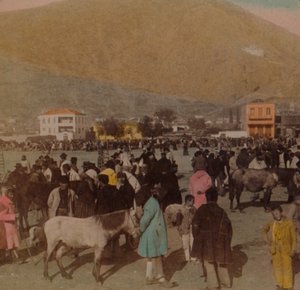 La Larisa, o antica cittadella alta 950 piedi a ovest dalla piazza del mercato, Argo, Grecia, 1903