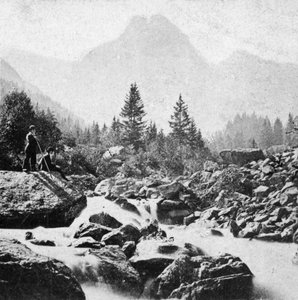 Il Wellhorn a Rosenlain, Svizzera, inizio XX secolo da Underwood and Underwood