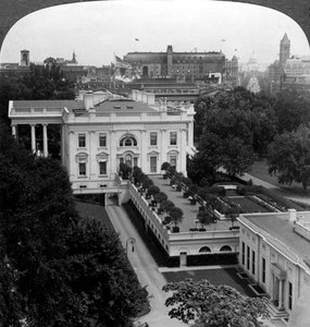 La Casa Bianca, Washington DC, USA da Underwood and Underwood