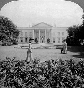La Casa Bianca, Washington DC, USA, fine XIX secolo