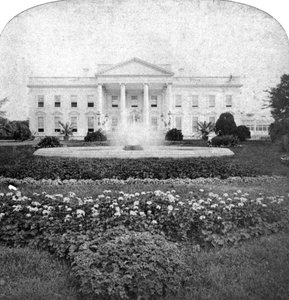La Casa Bianca, Washington, DC, USA, inizio XX secolo da Underwood and Underwood