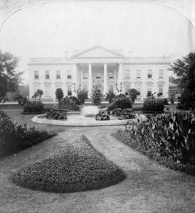 La Casa Bianca, Washington, DC, USA, fine XIX secolo da Underwood and Underwood