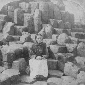 La Sedia dei Desideri, Selciato del Gigante, Contea di Antrim, Irlanda, 1887