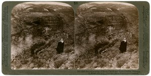 La gola del torrente Cherith e il convento di Elia, Palestina, 1890