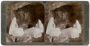 La tomba di Gesù, fuori Gerusalemme, Palestina, 1904