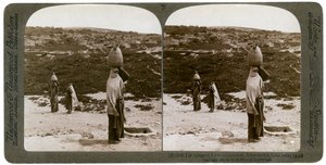 Il villaggio di Imwas Emmaus, Palestina, 1900 da Underwood and Underwood