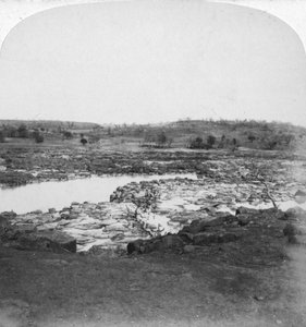 Fiume Tugela, Natal, Sudafrica, Guerra Boera, 1901 da Underwood and Underwood