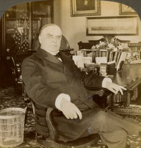 William McKinley, 25º Presidente degli Stati Uniti, 1900 da Underwood and Underwood