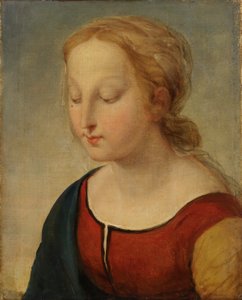 Testa della Madonna (da La Belle Jardiniere)