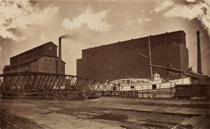 Elevatore di cereali di Chicago da Unidentified