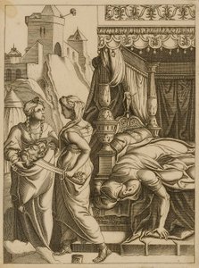 Giuditta e la serva con la testa di Oloferne da Unidentified