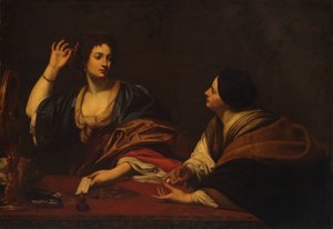Marta che rimprovera la sua vana sorella Maria Maddalena