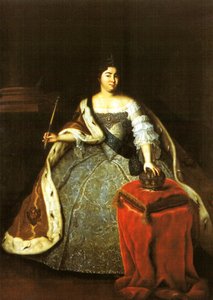 Ritratto di Caterina I di Russia da Unidentified painter label QS