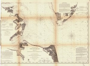 Baia di Chesapeake. Foglio 6, dalla foce del fiume York all