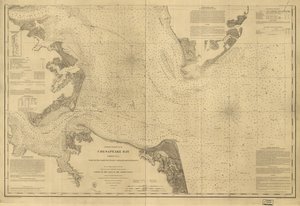 Baia di Chesapeake, foglio n. 1, fiume York, Hampton Roads, ingresso di Chesapeake... LOC 99447134