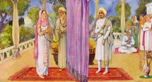 Un matrimonio indiano hindu