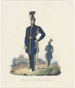 Lanciere belga, 1830 da Unknown