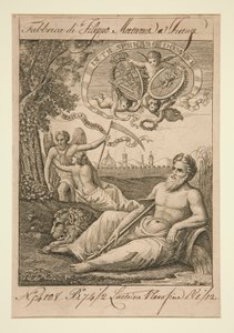 Figure classiche nel paesaggio da Unknown